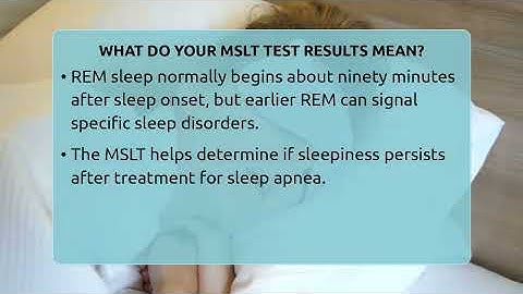 What Do Your MSLT Test Results Mean? - Sleep Apnea Support Network