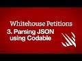 Parsing JSON using the Codable protocol – Whitehouse Petitions, part 3