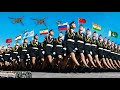رژه سربازان زن در کشور های مختلف و افغانستان ایران Parade Of Female Soldiers In Different Countries