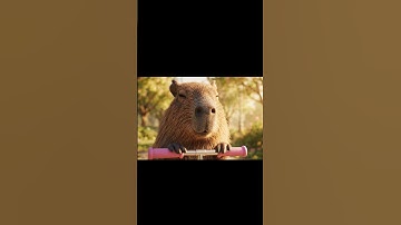 This 4K Capybara Animation is Pure Serotonin