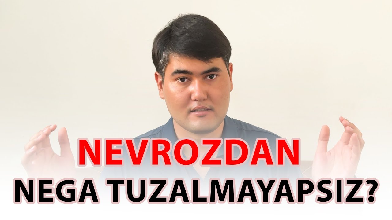 Nega haligacha Nevrozdan tuzalmayapsiz?
