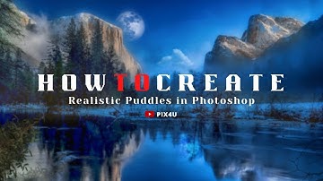 How to Create Realistic Puddles in Photoshop | new photo editing tutorial in Photoshop | 2022