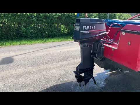 Yamaha 50 2 stroke outboard - YouTube