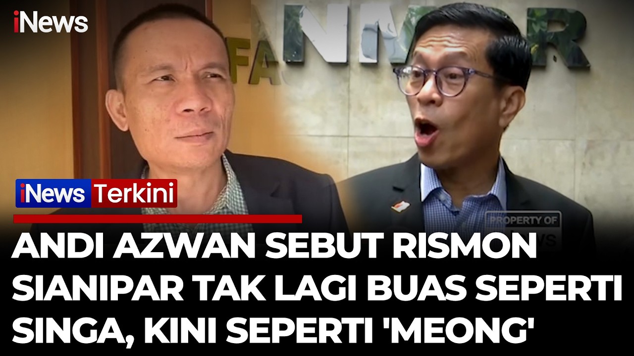 PANAS! Andi Azwan Sentil Rismon Sianipar: Dulu Galak seperti Singa, Kini Seperti 'Meong'