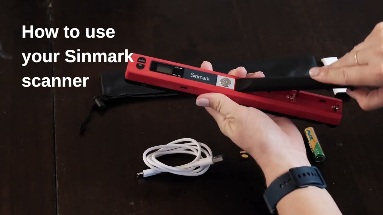How to use your Sinmark scanner