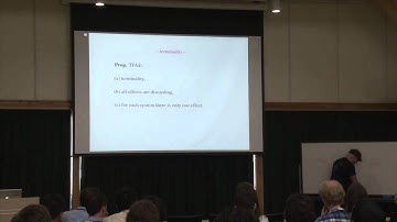 Bob Coecke, "Normalisation equals non signalling"