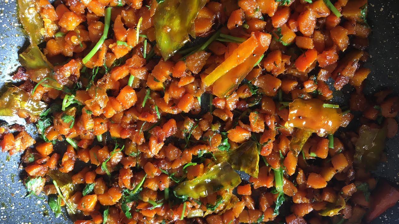 How to make Carrot Curry...🥕🥕in Telugu