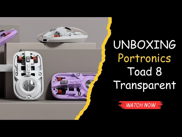 Portronics Toad 8 Transparent Wireless Mouse UNBOXING! - YouTube