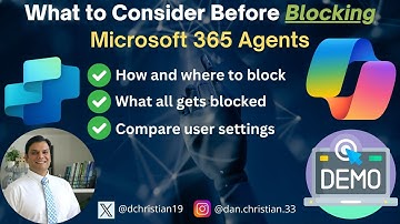 What all to Consider Before Blocking Microsoft 365 Copilot Agent