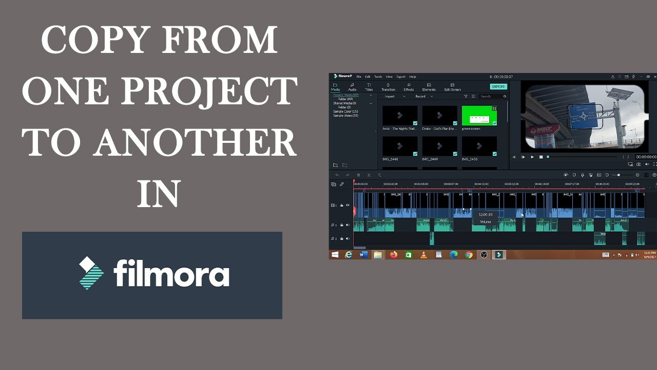 How To Copy From One Filmora Project To Another (SOLVED) | Wondershare ...