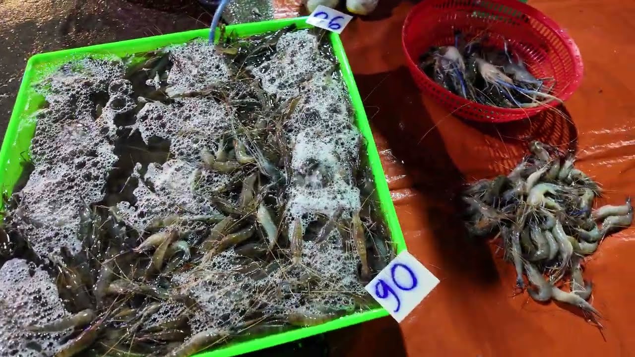 Giá mối tôm càng sen bán lẻ Chợ Đầu Mối Bình Điền hôm nay 19/2