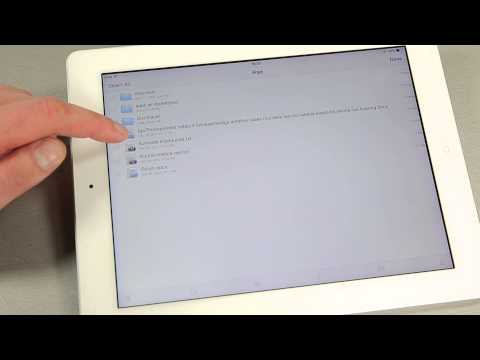 Kuidas iPad tahvelarvutis faile kaustadesse seada?