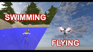 AnyRPG 0.12a New Features Demo | Swimming and Flying