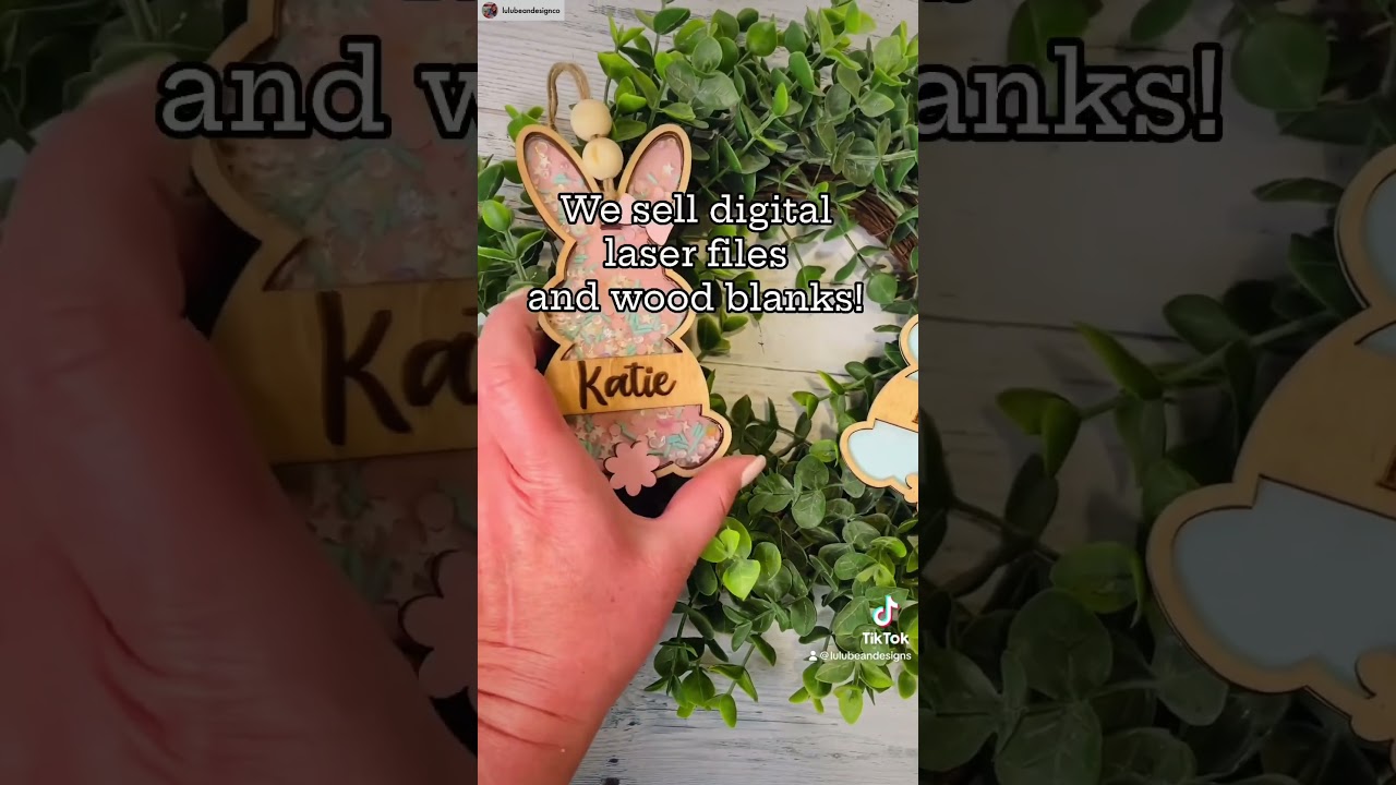 Check out all our fun laser files and wood blank kits! 