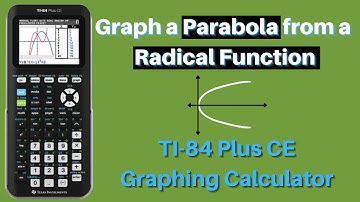Graph Parabolas from Radical Functions on TI-84 Plus CE