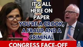 Nancy Mace SHUTS DOWN Tim Walz In Explosive Hearing Clash.