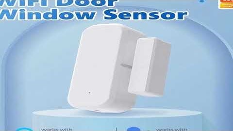 Tuya WiFi Smart Door Window Sensor Smart Home Security Protection Alarm System Door Open /
