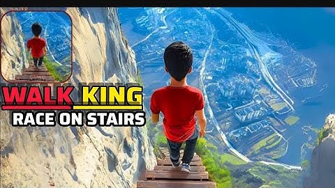 Walk king-race on stairs//game play //pvstargaming 