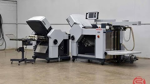 Standard Horizon AF-566F Buckle Folder Paper Folder w/ 8 Page Unit and Mobile Delivery