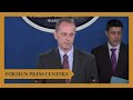 Foreign Press Center Briefing on the "Rewards for Justice"