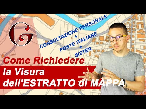 Come Richiedere la Visura dell'ESTRATTO di MAPPA - Consultazione Personale, Poste Italiane e Sister