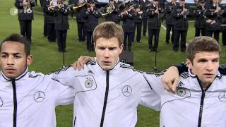 Germany vs Netherlands national anthems with David Garrett 20111115