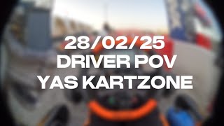 YAS KARTZONE Driver POV 28/02/25