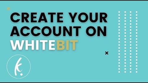 How to create account on WhiteBit