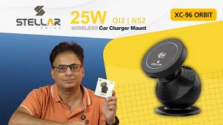 Stellar Drive XC-96 Orbit Wireless Car Mount Unboxing | 25W Magnetic Charger & Full Review