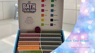 Bath Color Pops | Bath Bombs | Toddler/Children Age Center | Fun Colored Water | Bath Time Helpers