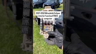 2007-2012 Mitsubishi Eclipse interior fuse box ETACS computer part number 8637A376