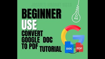 The Surprising Benefits of Converting Google Docs to PDF #tutorial