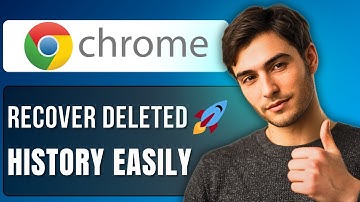 How To Recover Deleted History In Google Chrome | Step By Step Guide 2025