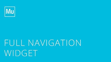 Adobe Muse Full Navigation Widget