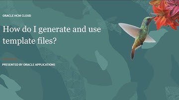 Data Loading | How do I generate and use template files?