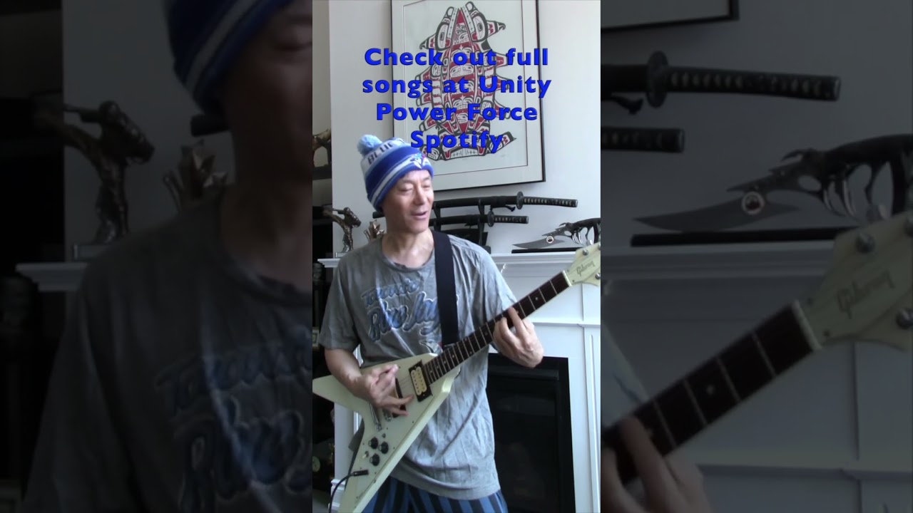 OKAY BLUE JAYS Toronto Baseball Song On Rock Guitar By Asian Guy