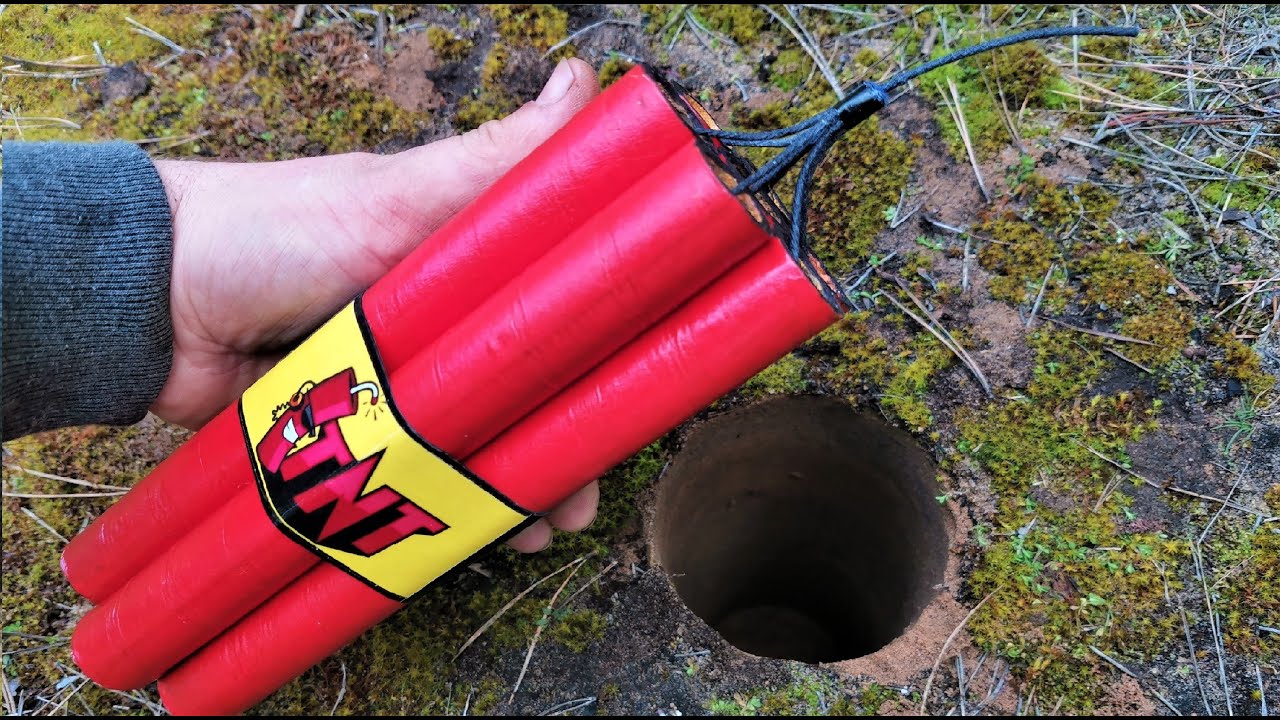 ТОП Огромных Петард в Дыре🕳️ ТНТ против Квадробума в Дыре💥