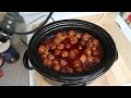 Easy Crock-pot Grape Jelly BBQ Meatballs - Easy Party Appetizer Recipe