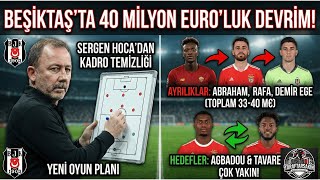 Beşi̇ktaş’ta 40 Mi̇lyon Euro’luk Devri̇m 🦅 Kimler Gidiyor, Kimler Geliyor? (Stratejik Analiz)