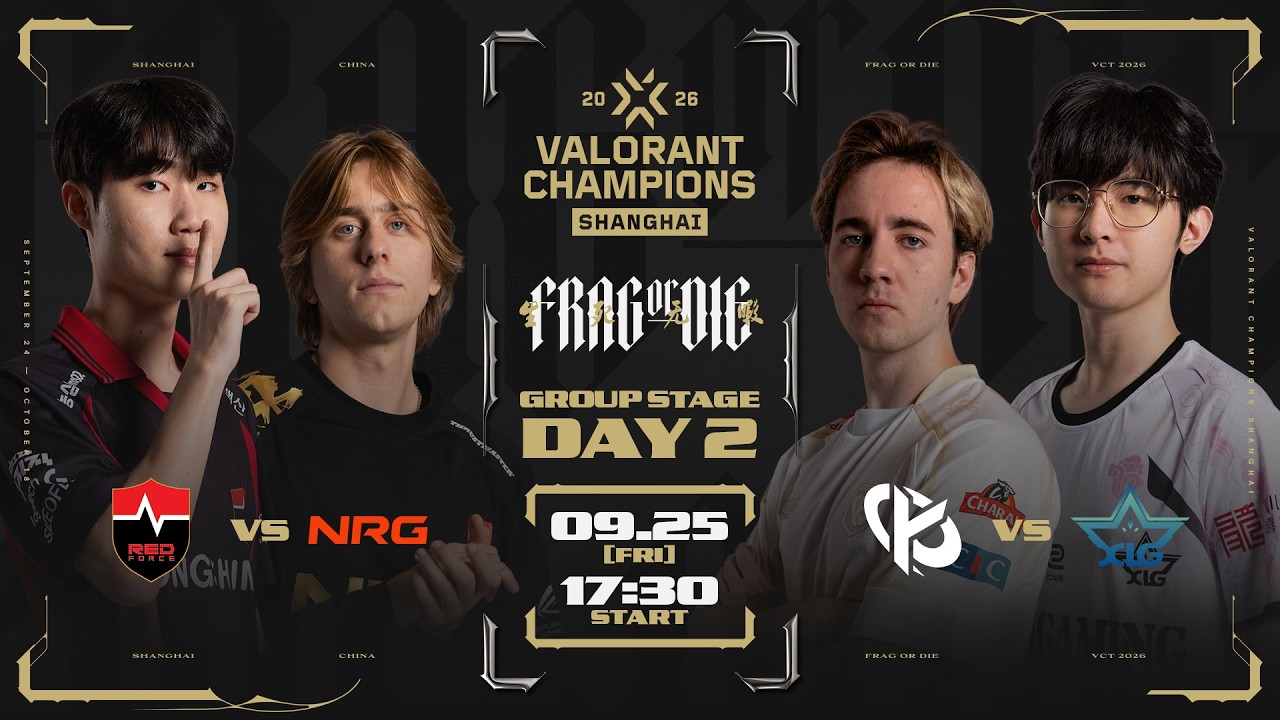 VALORANT Champions Shanghai 2026 - Group Stage Day 2