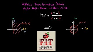 Mapping Half-Plane to Disk (Möbius Transformation ) | Complex Analysis, Part 3