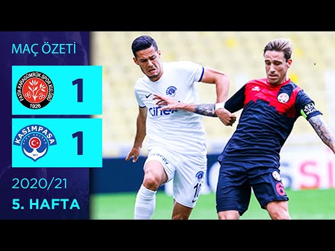 ÖZET: F. Karagümrük 1-1 Kasımpaşa | 5. Hafta - 2020/21