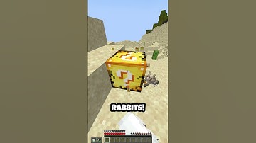 Minecraft, But YOU Control Lucky Blocks... #shorts