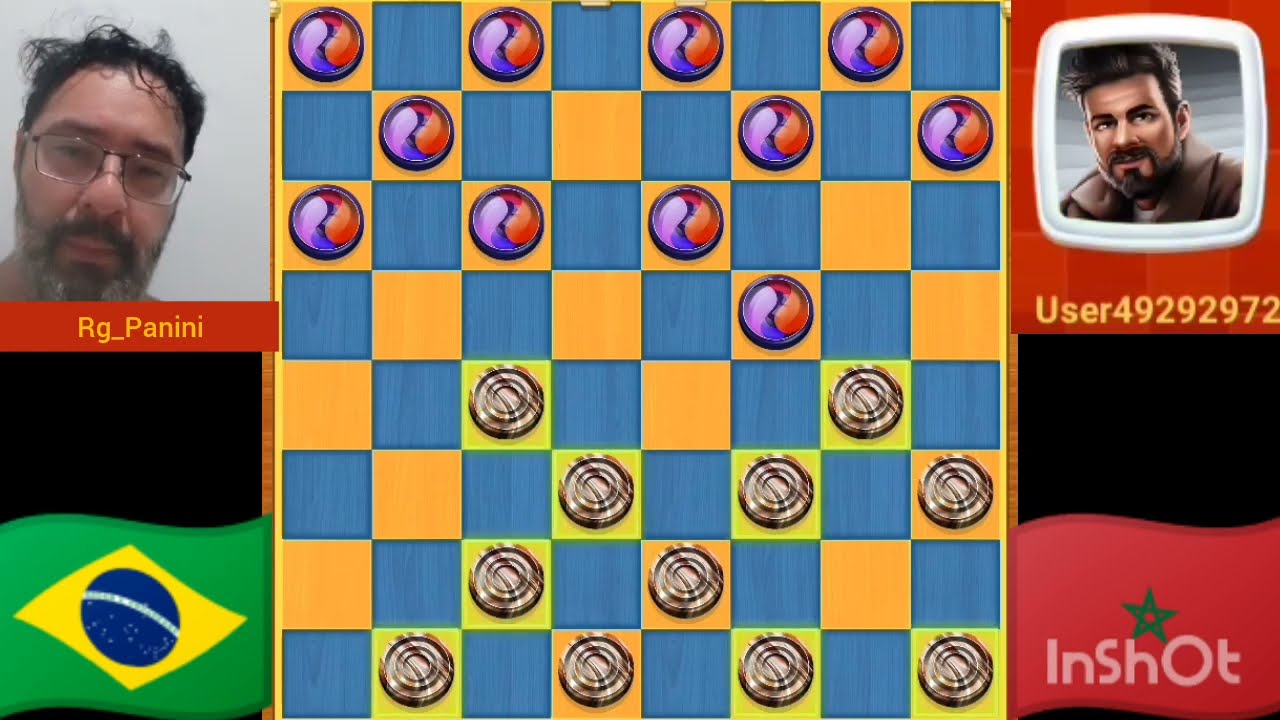Spanish Draughts | REMATCH | Rg_Panini🇧🇷 vs 🇲🇦user4929