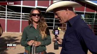 Cory saddles up at Wildhorse Ranch Rescue