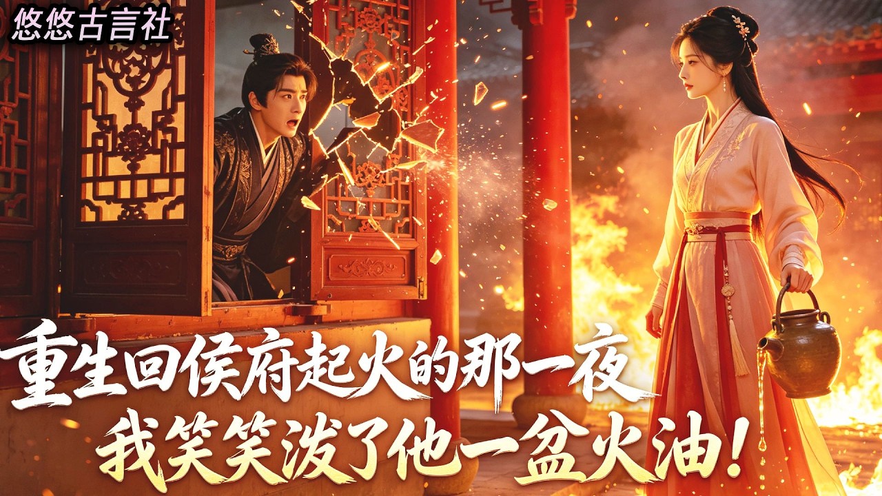 On the night the marquis's residence caught fire, I looked at the marquis who had escaped through the broken window and smiled as I poured a bucket of fire oil on him. "Go to hell!" #小說 #睡前故事