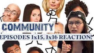 WHAT IS HAPPENING! Community 1x15, 1x16 REACTION | Romantic Expressionism | Communication Studies |
