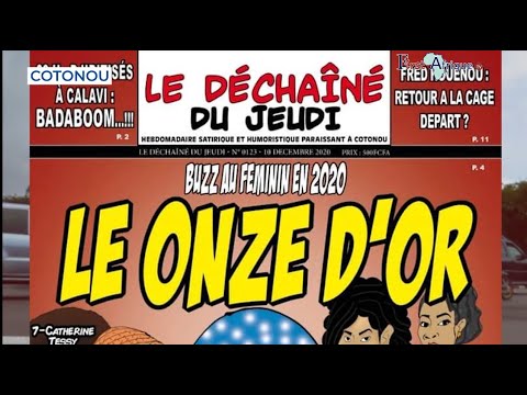 First Afrique Tv vous présente LA REVUE DES TITRES de ce jeudi 10 décembre 2020