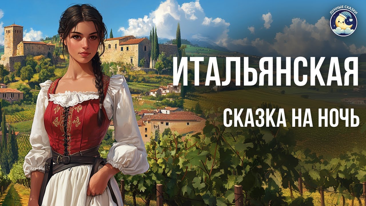 Итальянская сказка на ночь  со звуками моря | Истории на ночь и сказки для взрослых для сна