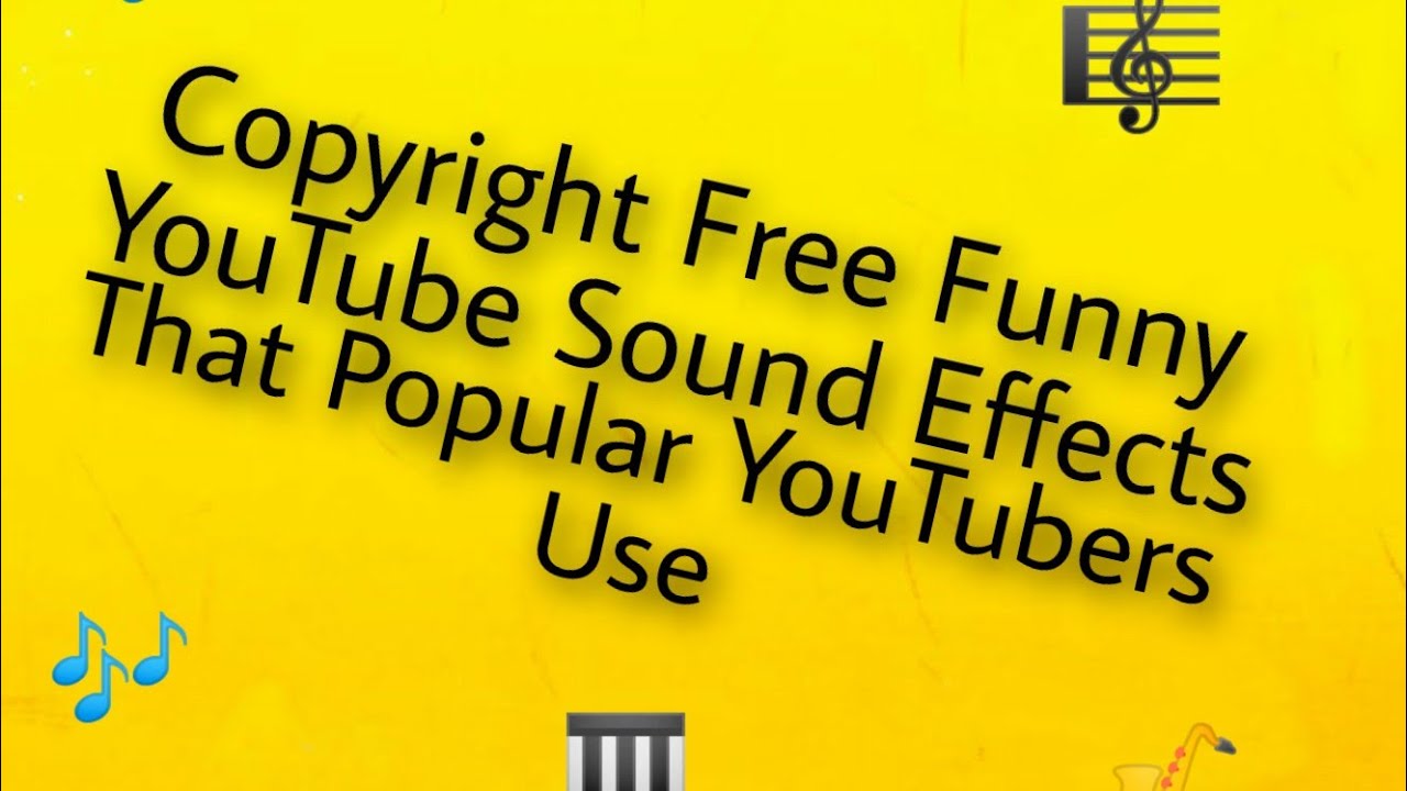 Funny Sound Effects For  Videos || Copyright Free 